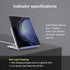 Wireless Charger for Samsung, 2 in 1 Wireless Charging Station for Galaxy Z Fold 6/5/4/3, Charger for Galaxy