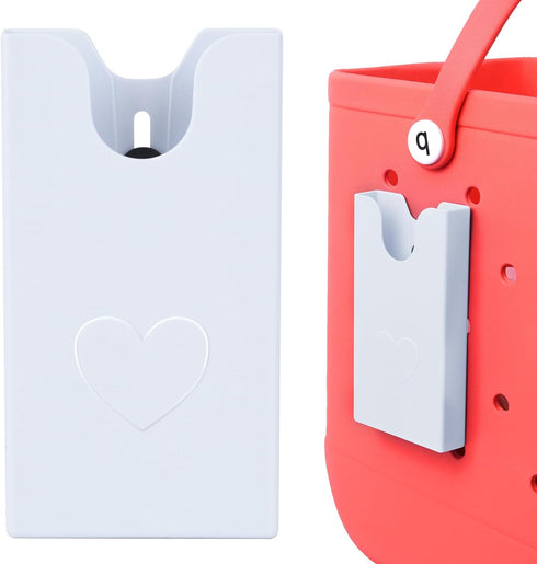 Phone Holder for Bogg Bag, White, Compatible with Simple Modern Bag & XL/Original Bogg Bag Accessories