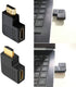 6Pack 3D and 4K HDMI Angled Adapter Combo, 2 Pcs 90 and 270 Degree, 4 Pcs Vertical Flat HDMI Adapter