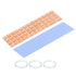 MECCANIXITY Copper Heatsink 70x20x1.5mm with Thermal Pad for M.2 SSD Memory