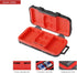 LENSGO Camera Battery Memory Card Case, Water-Resistant Hard Protector for 2 Camera Batteries and 4 SD Cards