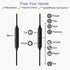 Shopify SEO: Blue Wired Over Ear Earbuds for Kids & Women, Sport Earhook Headphones with Microphone & Volume Control.