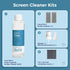 CLICK CLEAN Screen Cleaner Kits, 2 All-in-One Mist Cleaners with Refill, Microfiber Cloth, Mini Funnel, and Sprayer for