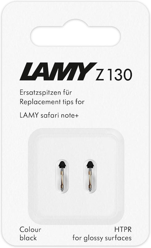 Lamy Safari Note+ Stylus Pen Replacement Tips - Black, Medium, Pkg of 2