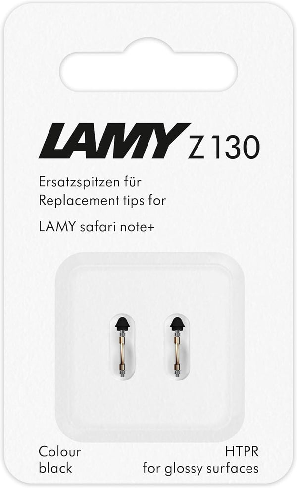 Lamy Safari Note+ Stylus Pen Replacement Tips - Black, Medium, Pkg of 2