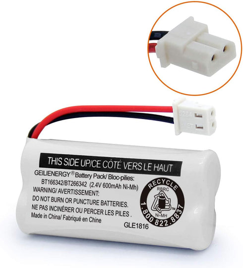 GEILIENERGY Replacement Battery BT166342 / BT266342 BT183342/BT283342, Compatible for Cordless Telephones CS6114 CS6419