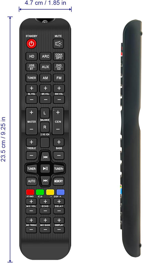 AIDITIYMI Commander PT696BT PT696BT.5 Replaced Remote fit for Pyle Streaming Home Theater Receiver System