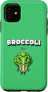 Gifts for Broccoli Lovers Broccoli Salad Love Vegetables Food Vegan Funny Vegetarian Case for iPhone 11