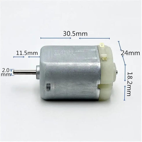 P98LJZQ FC-280SA-2865 18mm*24mm 3V 6V 7.4V Carbon Brush Micro Mini Electric Motor DC High Speed Engine RC Toy Car Boat