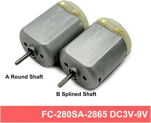P98LJZQ FC-280SA-2865 18mm*24mm 3V 6V 7.4V Carbon Brush Micro Mini Electric Motor DC High Speed Engine RC Toy Car Boat