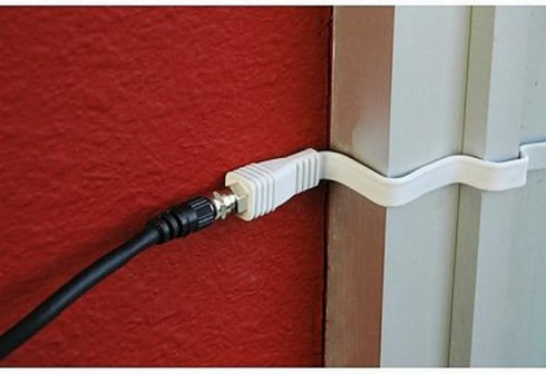 Flat Coaxial Type F Jumper Cable for Windows and Doors (1)