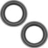uxcell 6.5 Inch Speaker Foam Edge Surround Rings, Replacement Part for Speaker Repair, 2pcs 155mm OD x 100mm ID