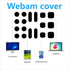 JiSiTeCai 18 Universal Webcam Covers - Privacy Protection Accessory, No Residue Application, Safe Screen Closure