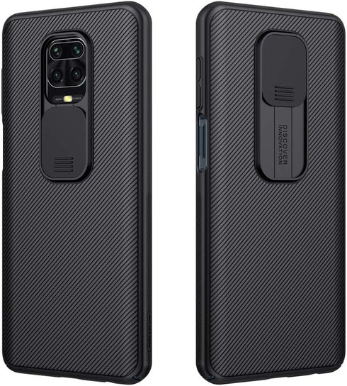 Nillkin CamShield Pro Slim Case for Xiaomi Redmi Note 9 Pro - Protective Cover with Camera Protector, Hard PC and TPU