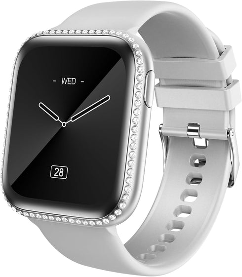 Smart Watch for Women, 1.75" AMOLED Fitness Tracker, Answer/Make Call, Heart Rate Sleep Monitor, 130+ Sports Mode, IP68