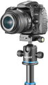 NEEWER 36MM Tripod Ball Head 360° Panoramic Metal with Quick Release Plate, Max Load 17.6lb/8kg, Blue