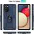 Galaxy A02S Case with HD Screen Protector, Military Grade Hybrid Hard PC Soft TPU, Shockproof Protective Case (Blue)