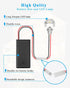 Bulb 3V, 1 Pack AA Battery Holder with Small LED and Switch Battery Box with Terminals, Miniature LED Lights Wiring Kit