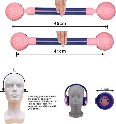 SIMOLIO Kids Headphones Wireless Bluetooth, Headphones with Microphone and Volume Limited, Foldable Over-Ear Headset