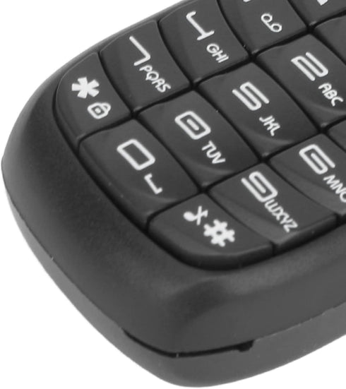 GOWENIC BM70 Mini Smartphone, 2G Unlocked Mobile Phone, 0.66 Inch Screen, Dual SIM, Bluetooth Music Player (Black)