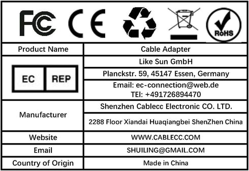 JSER IEC Male C14 to Right Angled 90 Degree IEC Female C13 Power Extension Adapter, 220V 10A Max