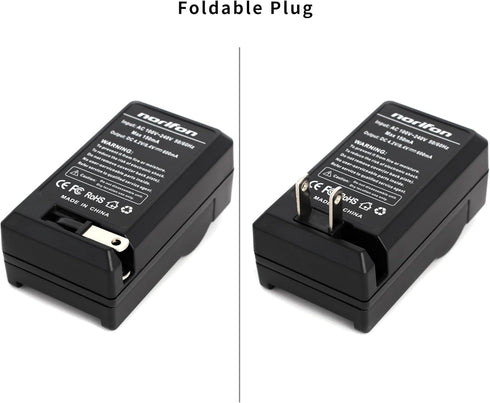 NB-4L Wall Charger for PowerShot SD750 SD780 is SD1000 SD1100 is SD1400 is A2200 A3100 is, IXY Digital 60, IXUS 220 HS, Digital IXUS 70 and More with Foldable Plug