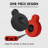 Geiomoo Silicone Cover for Tile Sticker 2022, Protective Case with Carabiner (2 Pack Red+Black)