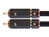138076 3 Monoprice - Male RCA Two Channel Stereo Audio Cable - Feet - Black, Gold Plated Connectors, Double Shielded