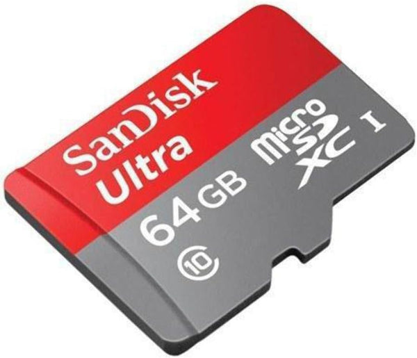 Sandisk Ultra 64 GB Micro SDHC/Micro SDXC UHS-I Card Up to 48MB/s (SDSQUNB-064G-GN3MN)