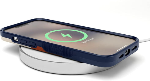Casely iPhone 13 Pro Max Case - Compatible with MagSafe - Opposites Attract - Day & Night Colorblock Mountain Case