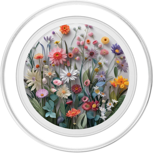 PopSockets Mixed Flower Bouquet Floral Pattern PopGrip for MagSafe