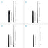 Pjeghbvop 360Rotation Strength Extending Camera Rod Selfie Stick with Portable Travel Gear for Mobile Devices Camera
