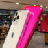 iPhone 11 Case, Neon Clear Case with Camera Lens Cover for Women Girls, Slim Soft Silicone - Neon Pink