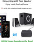 Bluetooth Receiver for Home Stereo RCA, 3.5mm AUX Wireless Audio Adapter for Home and Car Stereo System