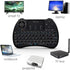 (Backlit Version) H9+ Mini Keyboard, 2.4GHz Wireless Mini Handheld Smart TV Remote Keyboard with Touchpad for PC,