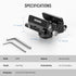 Neewer Mount Bracket SSD Holder with Cold Shoe Cable Clamp for Samsung T5 T7 SSD, Compatible with SmallRig Cage