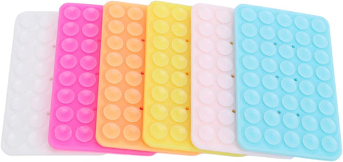 Wisoqu 6PCS Suction Phone Cases, Multicolor, Universal, Non Slip Suction Cup Phone Mount,