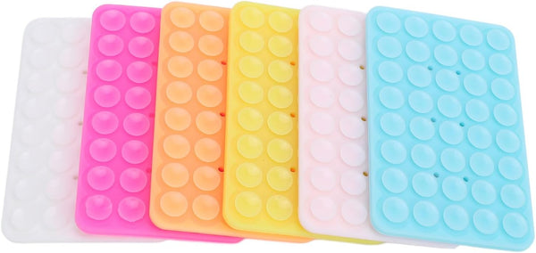 Wisoqu 6PCS Suction Phone Cases, Multicolor, Universal, Non Slip Suction Cup Phone Mount,