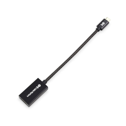 Cable Matters Braided Aluminum USB C to HDMI Adapter, Support 4K 60Hz, 2K 144Hz and HDR (HDMI to USB C Adapter) in Matte Black for iPhone 15, 15 Pro Max, MacBook Pro, Dell XPS, Surface Pro and More