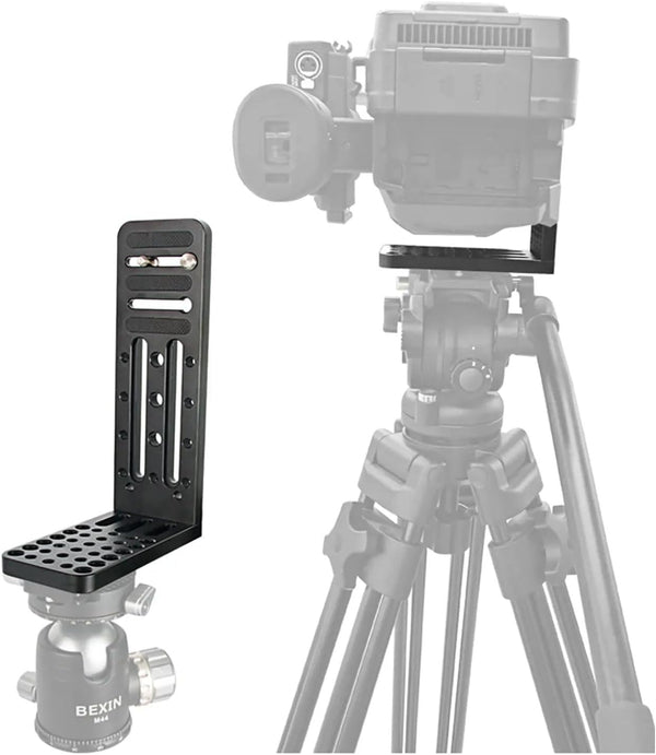DFCINE Camera L Bracket Vertical Horizontal Switching Tripod Quick Release Plate, DSLR Camera