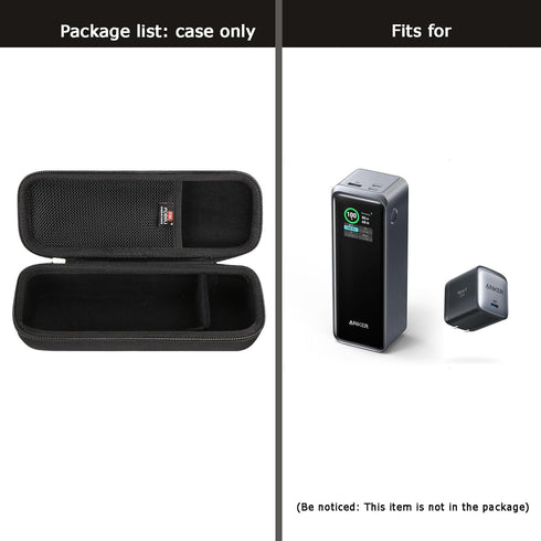 FBLFOBELI Hard Case Replacement for Anker Prime Power Bank 27650mAh 250W, Fits Anker 737 Power Bank + Anker 715 Charger