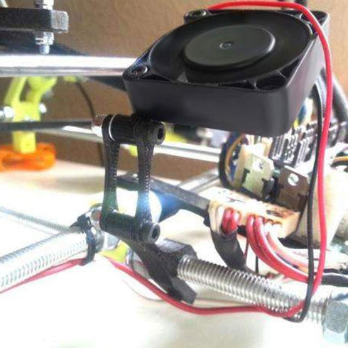3D Printer Cooling Fan, 40mm x 40mm x 10mm Blower Cooling Fan with 2 Pin Terminal for Makerbot MK7 MK8