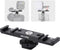 Mechrig Dual Cold Shoe Extension Bar Mount, Aluminum Dual Hot Shoe Mount Bracket