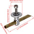 50mm 3mm 4mm BQLZR Silver Length ID OD Tube Transom Mounting Water Pickup for RC Boat