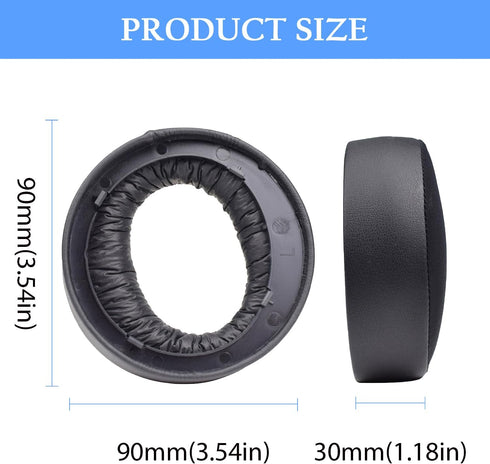 Adhiper Replacement Ear Pads for Sony Playstation 5 Pulse PS5 3D Headset, Black Cooling Gel Ear Cushions
