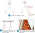 XRDS -RF 12 Inch (2-Leg 2-Leg) XRDS-RF Antenna Wall Mount Heavy-Duty Stand Off Wall Mast Mount Windproof Antenna