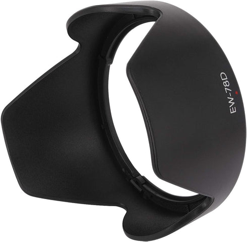 Haoge Bayonet Lens Hood for Canon EF-S 18-200mm f3.5-5.6 IS, Replaces Canon EW-78D