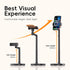 Bygital7 17/16/15 Cell Phone Stand for Desk, Adjustable Angles & Height, Aluminum Phone Holder for iPhone Pro Max Plus