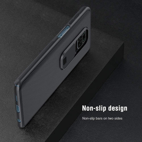 Nillkin CamShield Pro Slim Case for Xiaomi Redmi Note 9 Pro - Protective Cover with Camera Protector, Hard PC and TPU