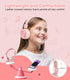 Kids Headphones, Toddler Headphones with Safe Volume Limiter 94dB, Wired School Headphones for Boys and Girls (Pink)